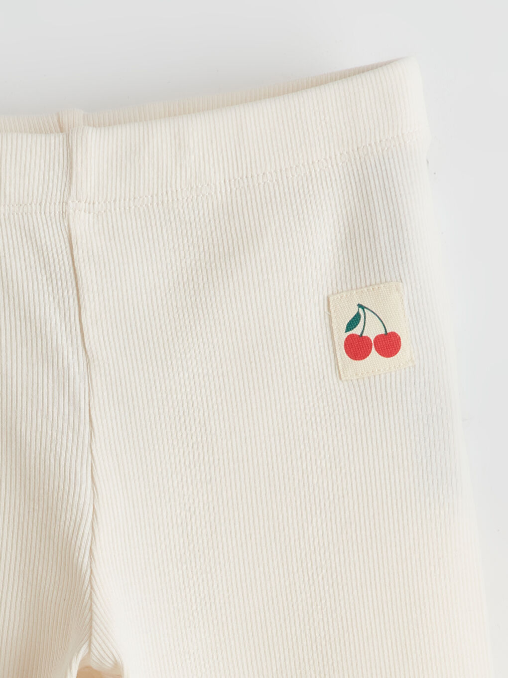 LCW Kids Girls' Cherry Print Leggings with Elasticated Waist -S5JH10Z1-FRC