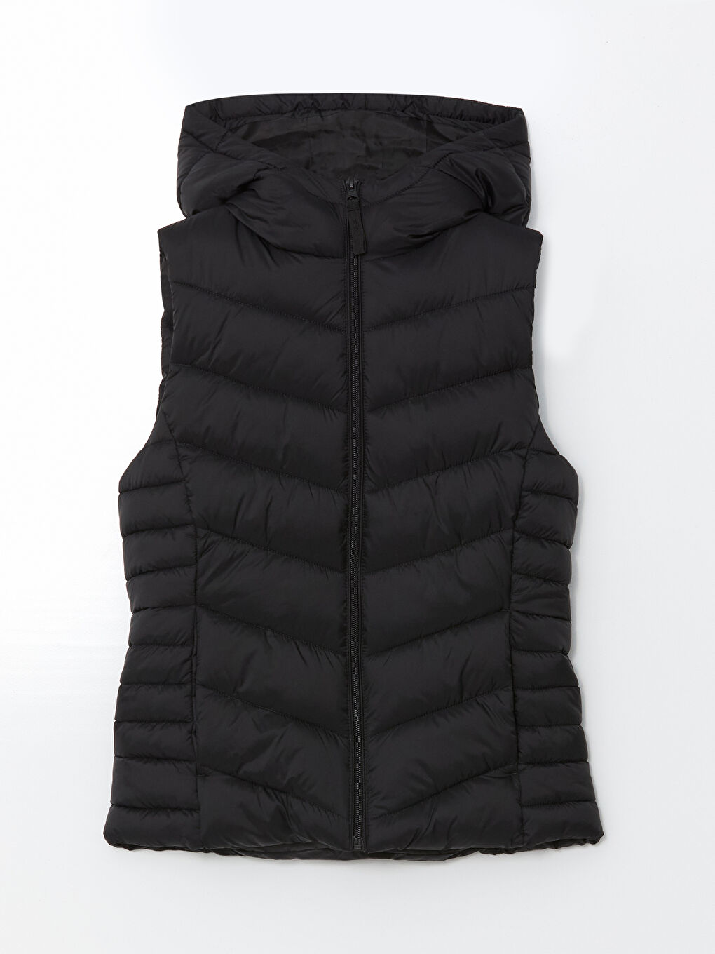 LCWAIKIKI Classic Hooded Women's Puffer Gilet -W50792Z8-CVL