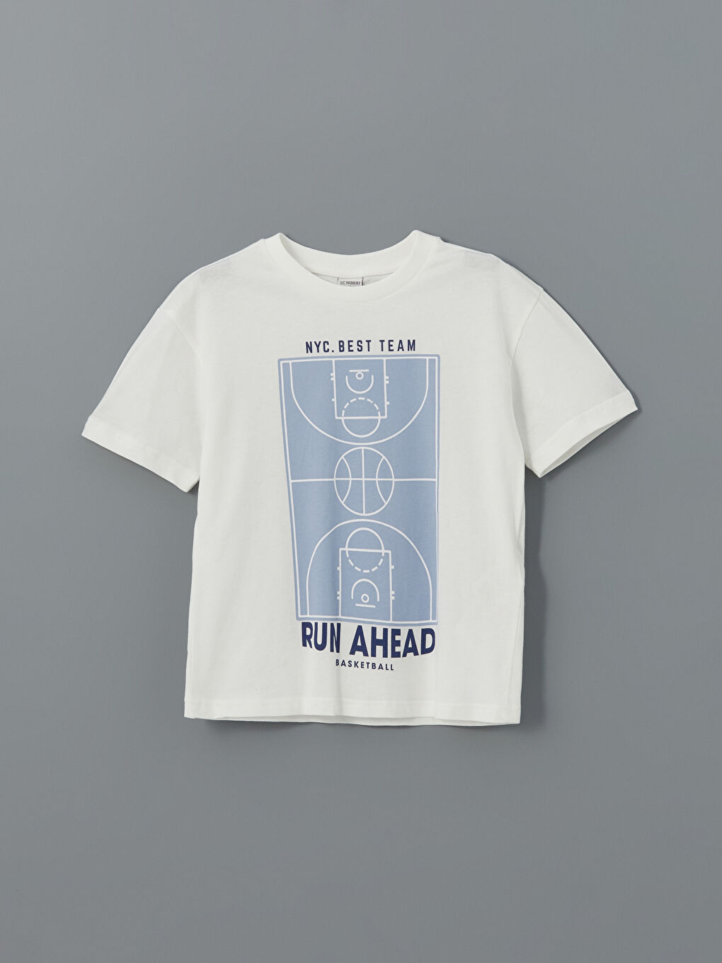 T-shirt pour Garçons à Col Rond