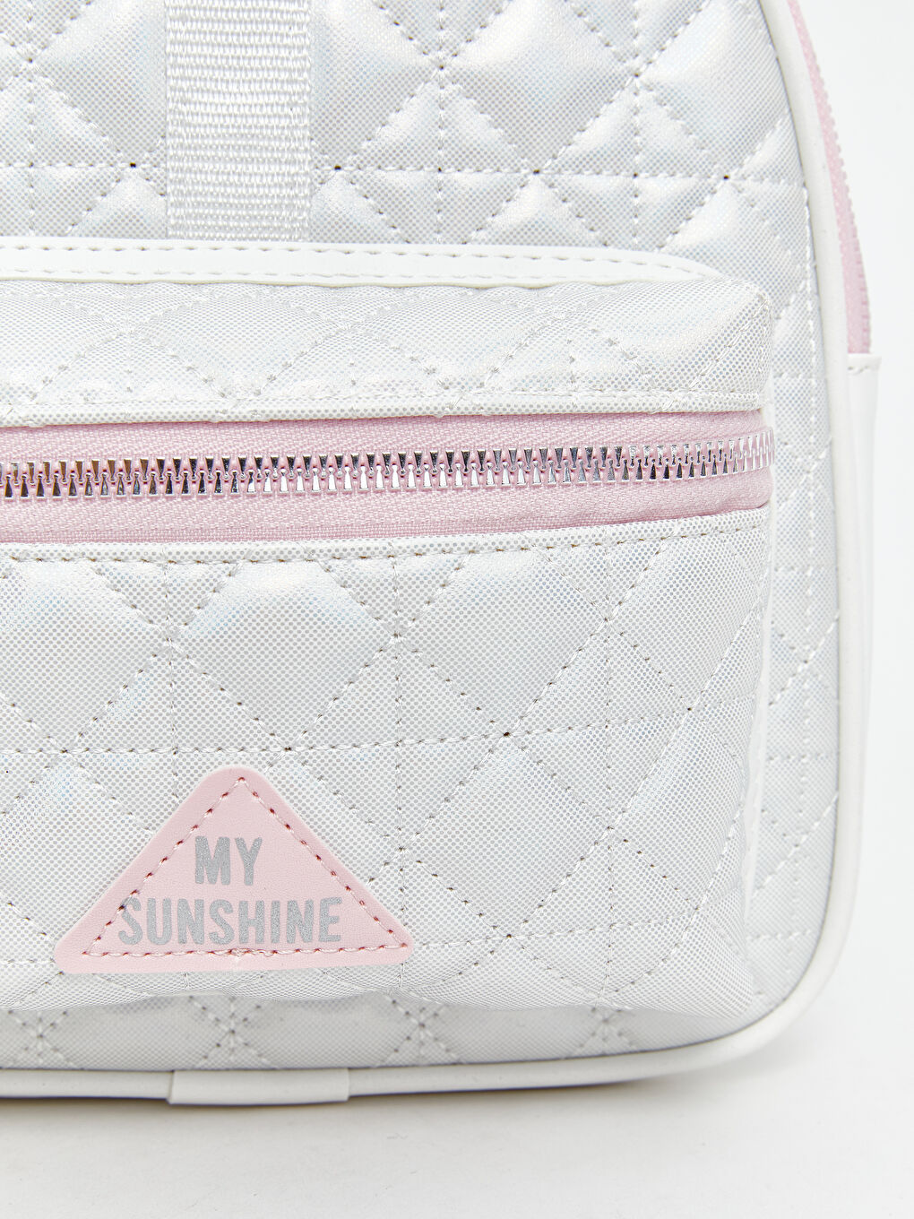 LCW ACCESSORIES Beyaz Ponpon Detaylı Kız Çocuk Sırt Çantası - 2