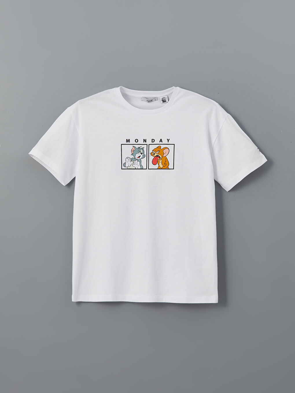 Crew Neck Tom and Jerry Printed Women's T-Shirt -S5JH68Z8-Q6K
