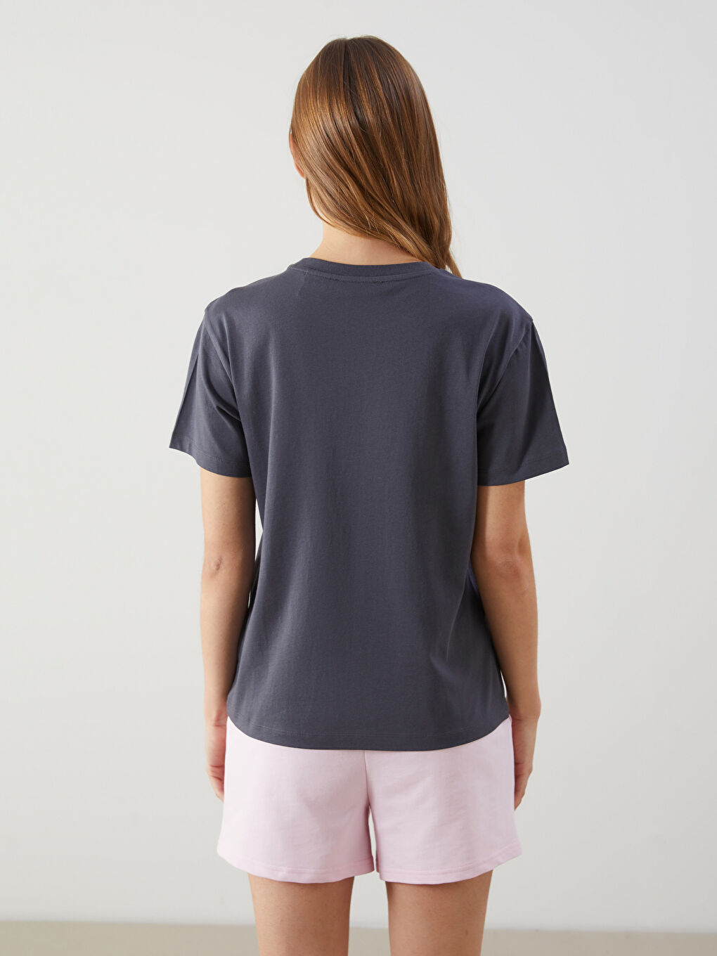 Crew Neck The Flintstones Printed Women's T-Shirt -S5JH78Z8-VDL