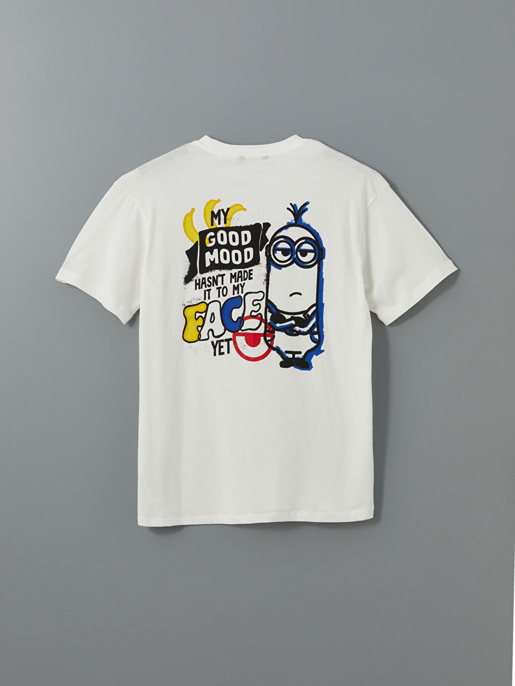 Crew Neck Minions Printed Jersey Men's T-Shirt -S5JH80Z8-EEW