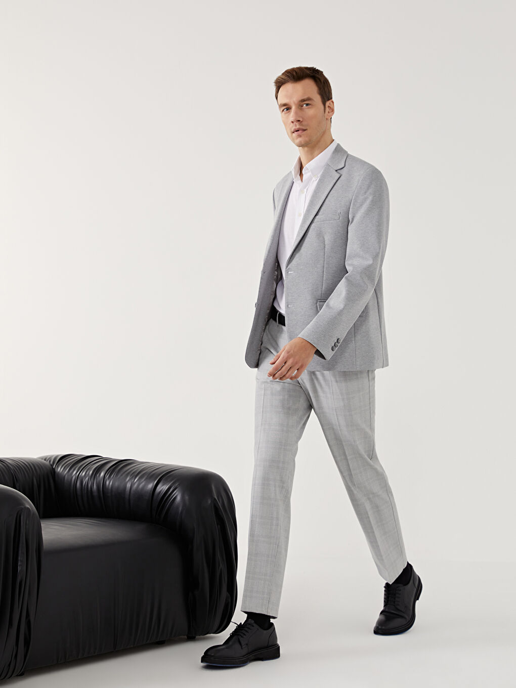 LCWAIKIKI Formal Gri Standart Kalıp Erkek Pantolon