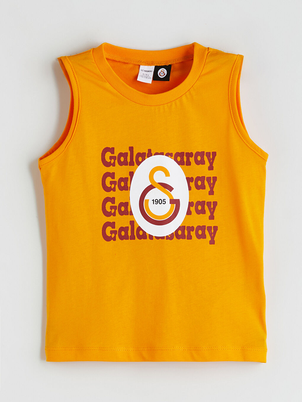 LCW Kids Sari Galatasaray Baskılı Erkek Çocuk Yüzme Üst ve Şort 2'li - 1