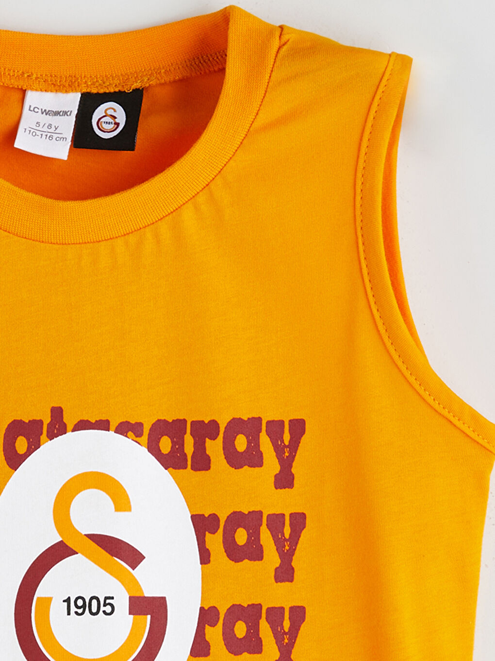 LCW Kids Sari Galatasaray Baskılı Erkek Çocuk Yüzme Üst ve Şort 2'li - 2