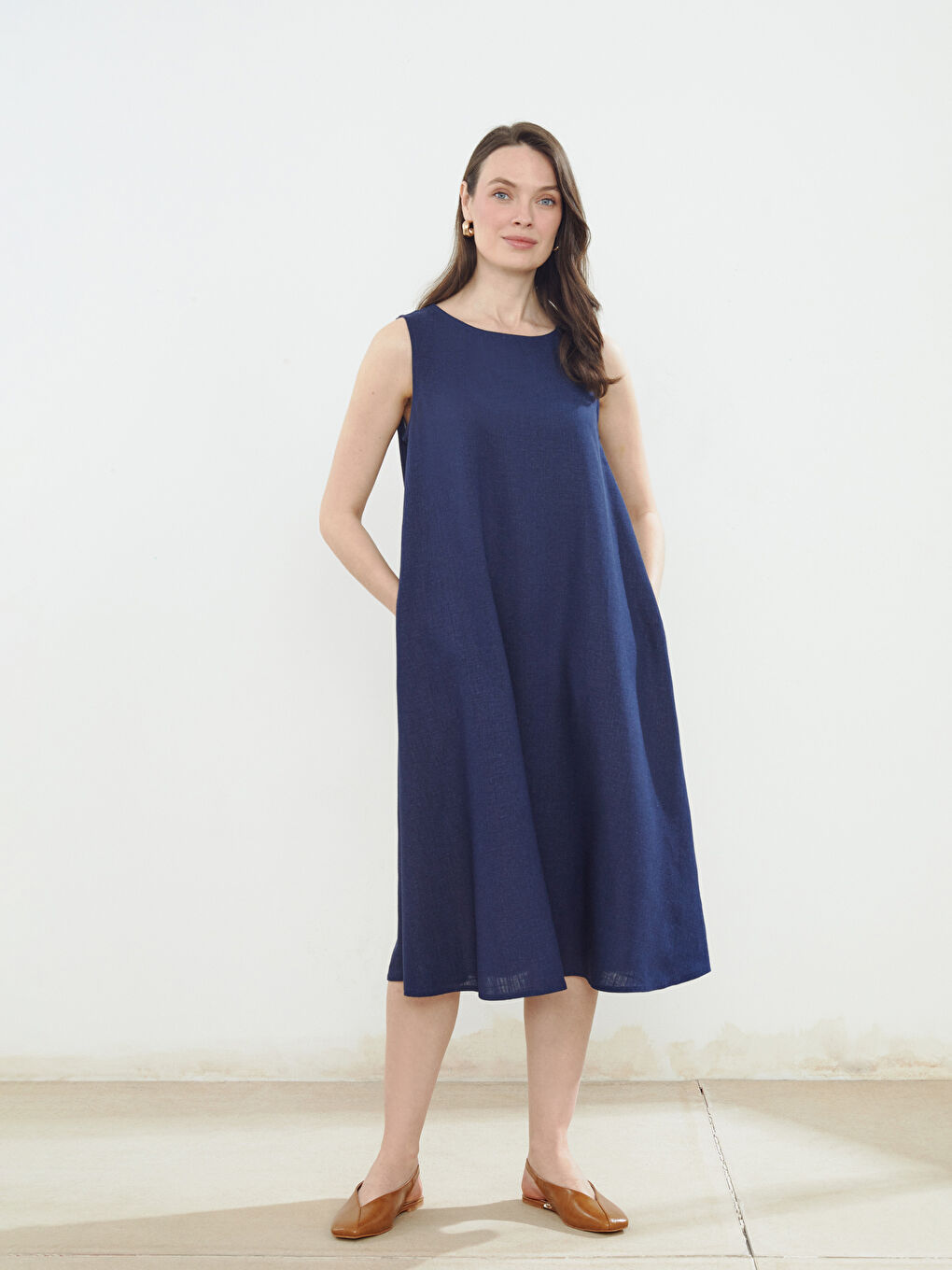 LCW Grace Woman NAVY Dress -S5JI12Z8-HPN
