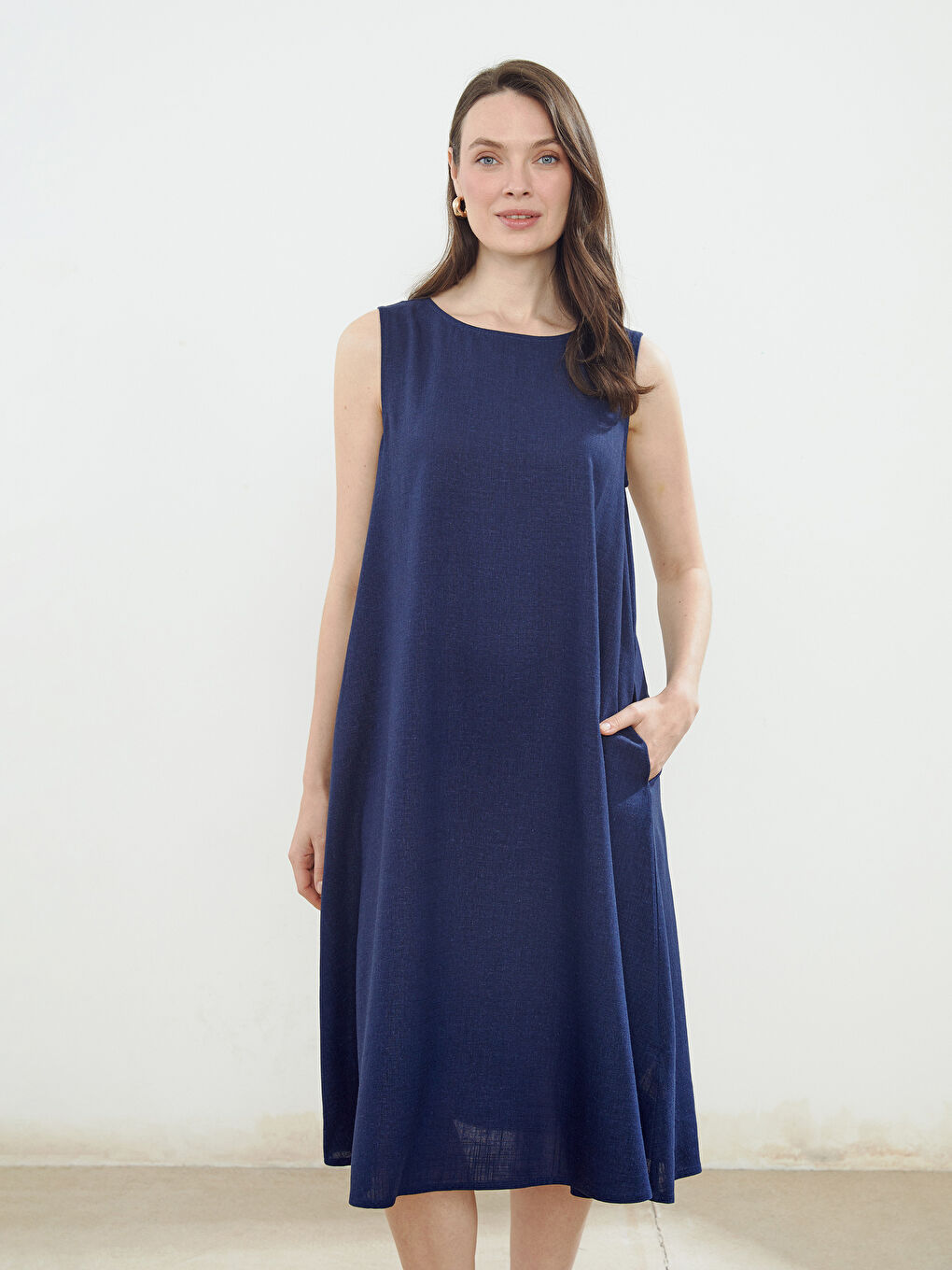 LCW Grace Woman NAVY Dress -S5JI12Z8-HPN