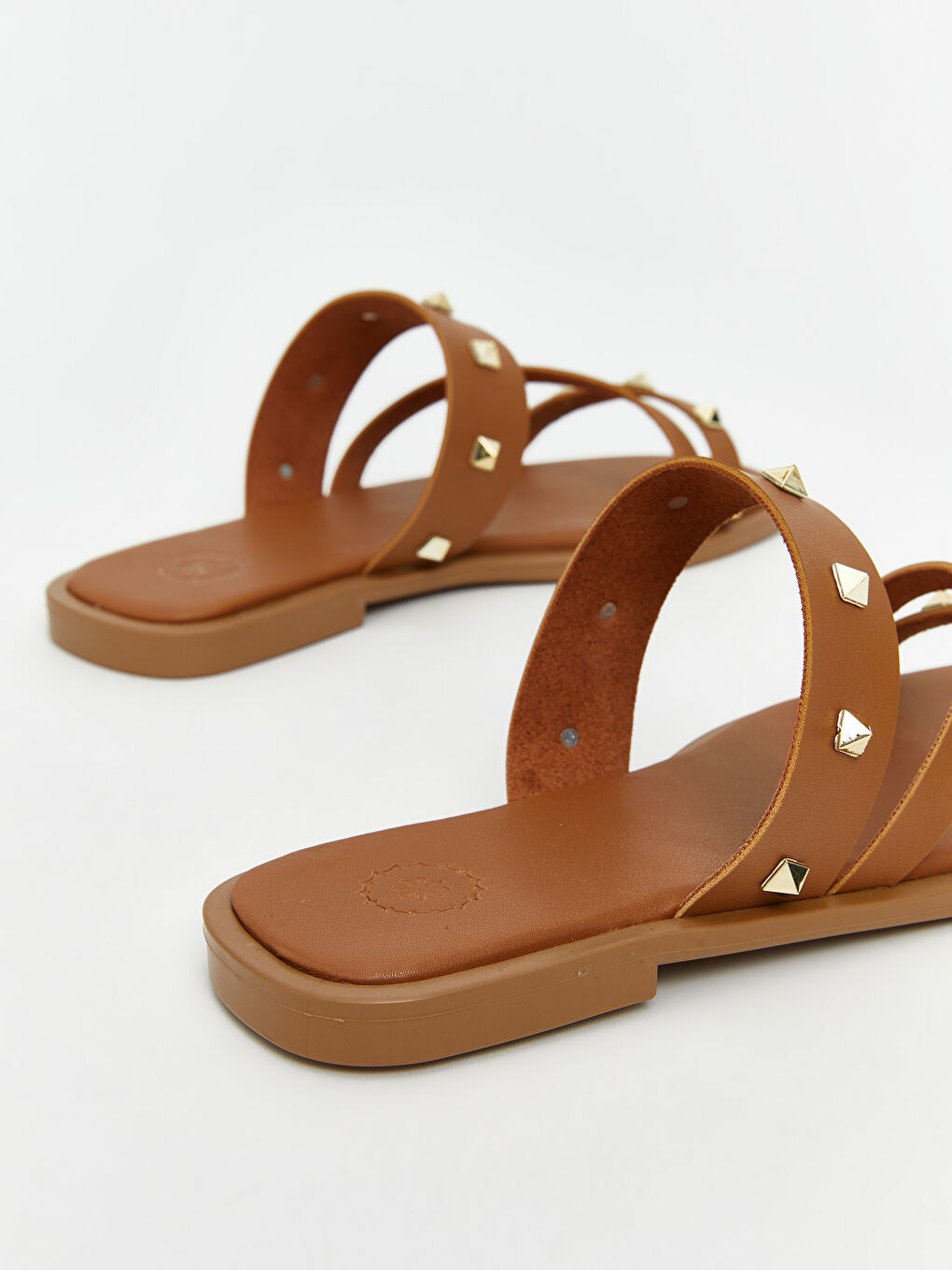 Faux Leather Women's Slippers -S5JI18Z8-CXS