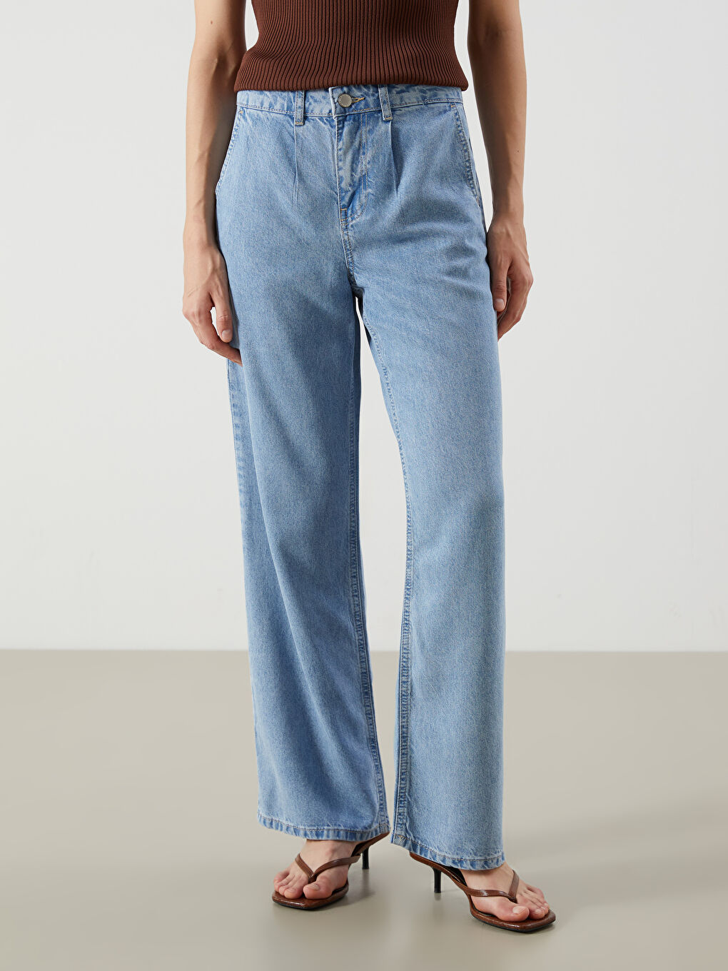 LCW Jeans Wideleg Women's Jeans -S5JI19Z8-311