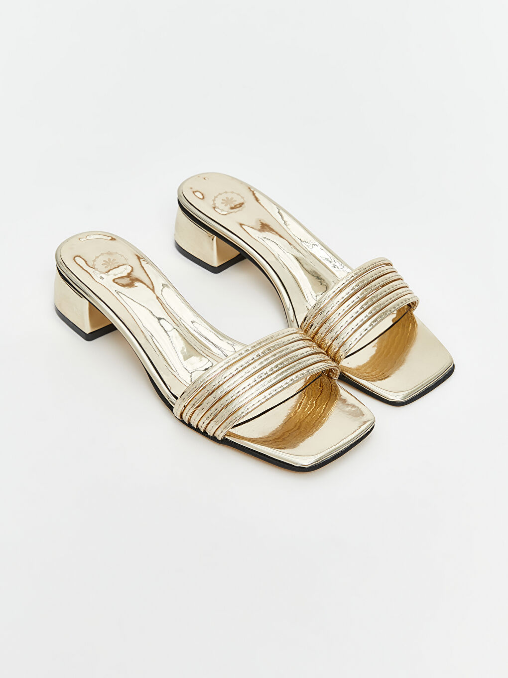 LCW STEPS Women's Single Band Heeled Slippers -S5JI27Z8-GHW