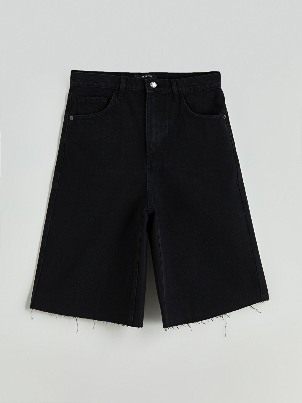 LCW Jeans Woman BLACK Denim Shorts -S5JI30Z8-327