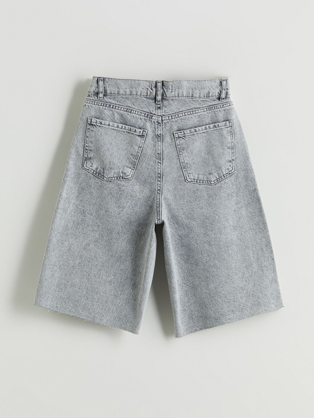 Bermuda Fit Women's Denim Shorts -S5JI30Z8-GRD