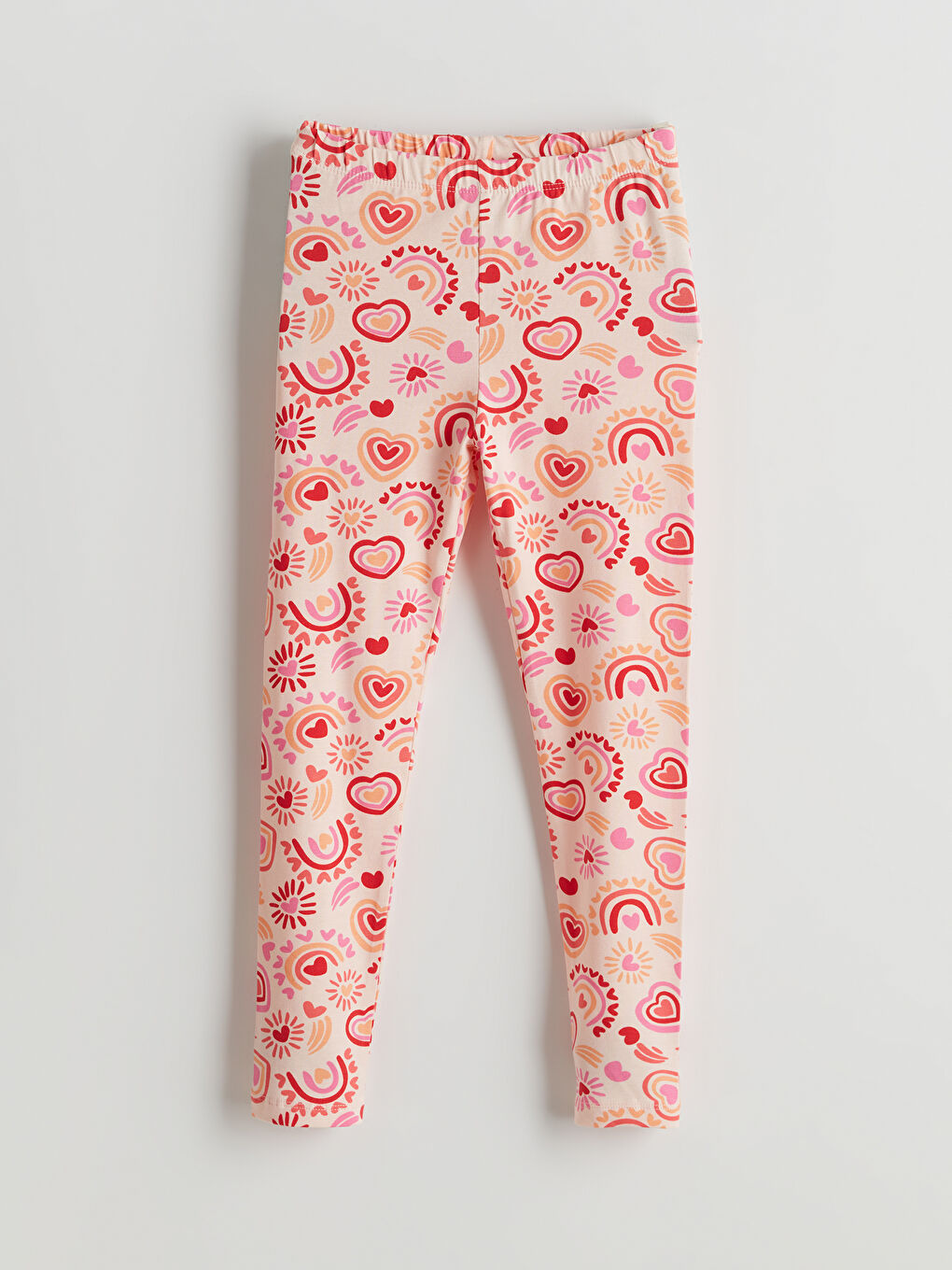 Elastic Waist Printed Girls Leggings 2-Pack -S5JI87Z1-GG7