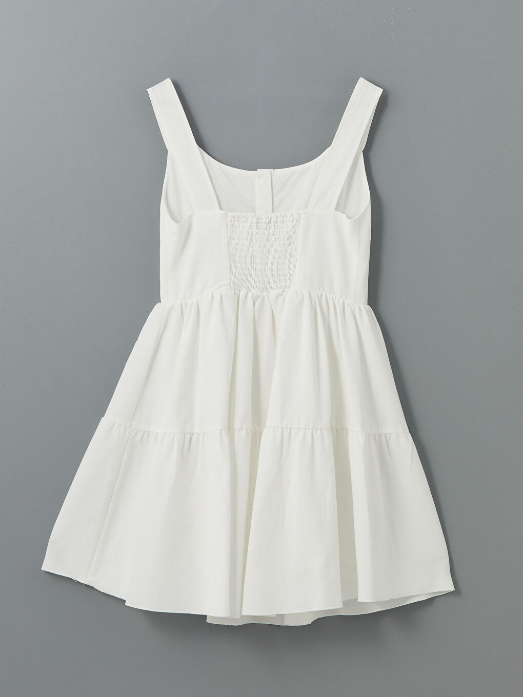 Robe BLANC Femme-4