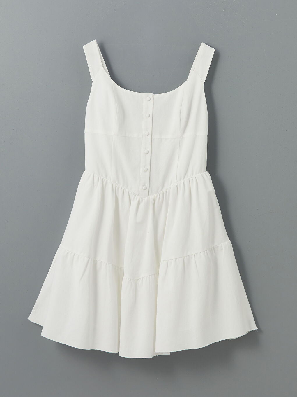 Robe BLANC Femme-5