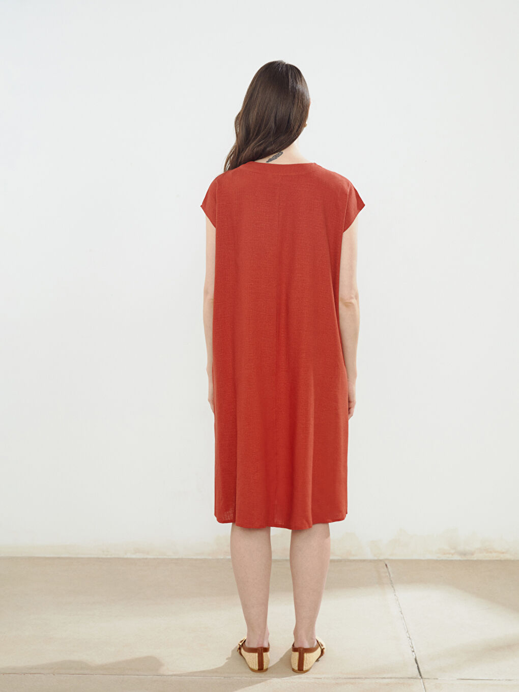 LCW Grace Woman ORANGE Dress -S5JI91Z8-GZH