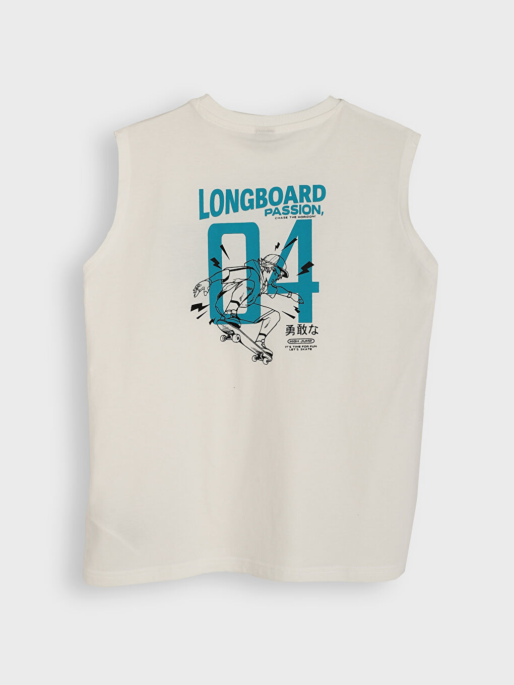 Crew Neck Printed Boys' Vest-1