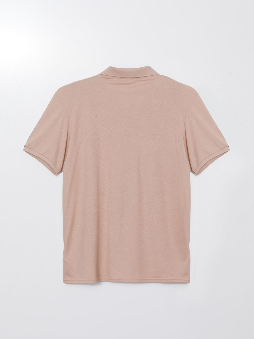Kahverengi Polo Yaka Kısa Kollu Erkek Tişört-5