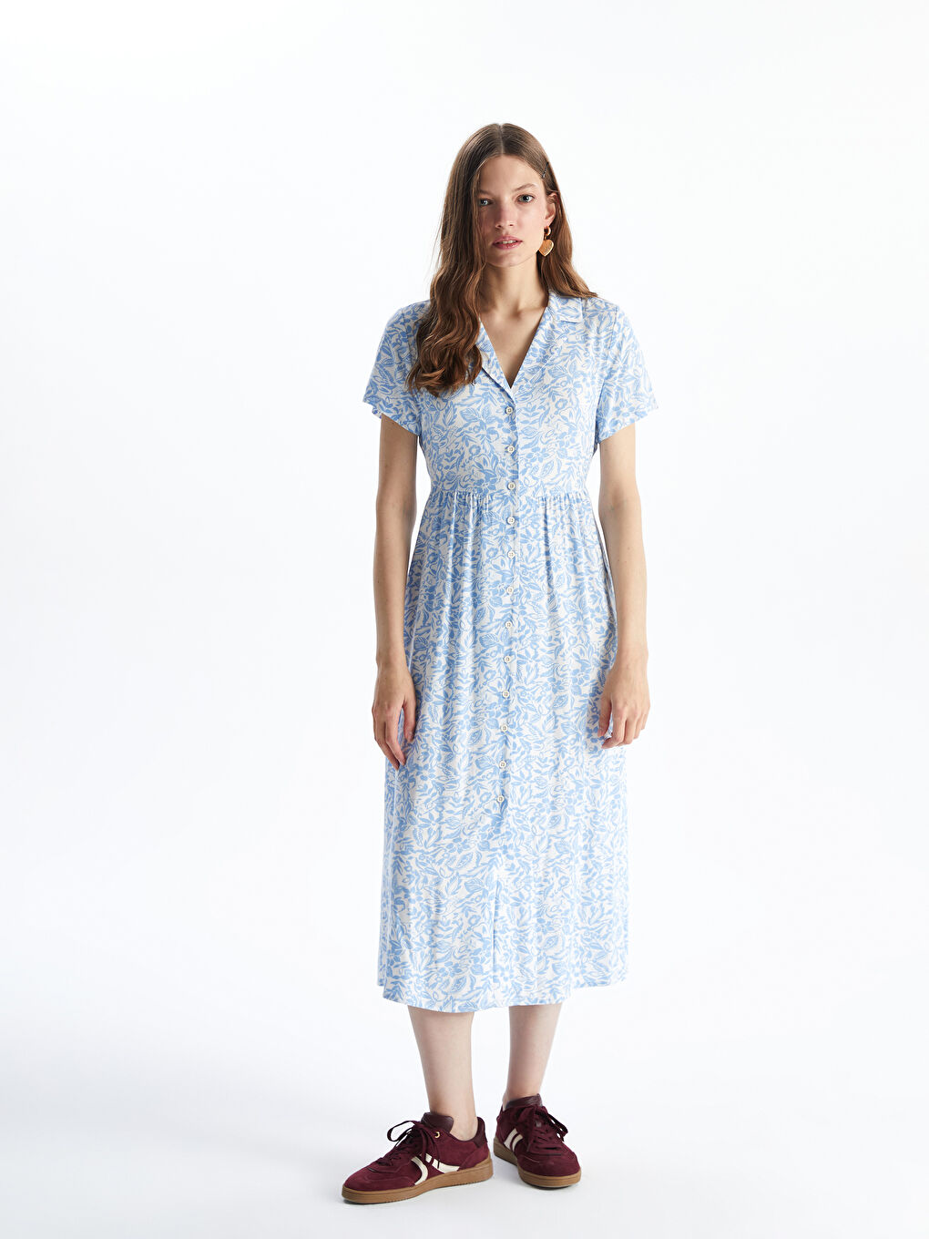 Floral Shirt Dress -S5JJ61Z8-LQQ