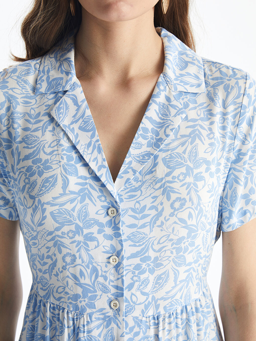 Floral Shirt Dress -S5JJ61Z8-LQQ
