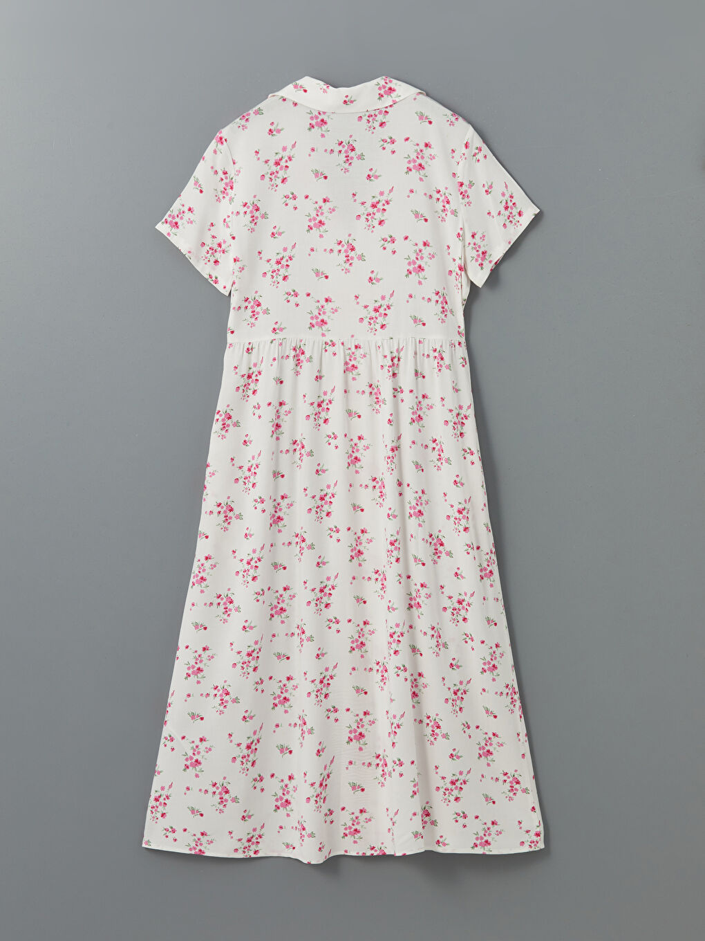 Floral Shirt Dress -S5JJ61Z8-LT4