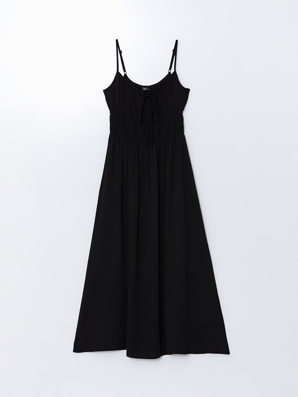 Tie Neck Strappy Women's Dress -S5JJ63Z8-CVL