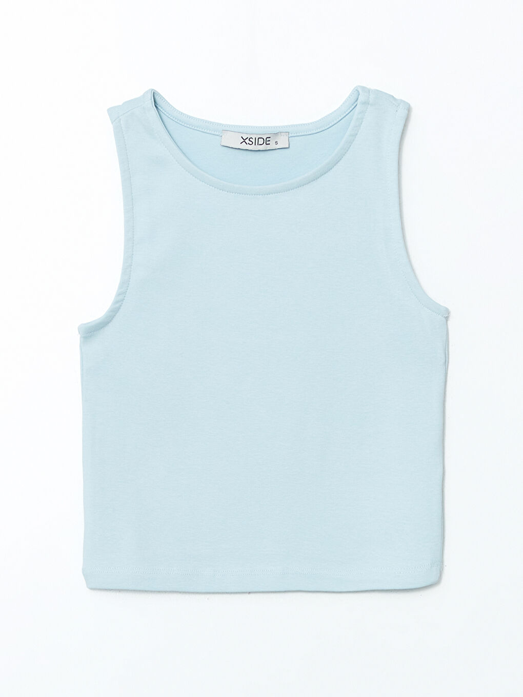 XSIDE PLAVA Crop top Žena -S5JJ66Z8-JM6
