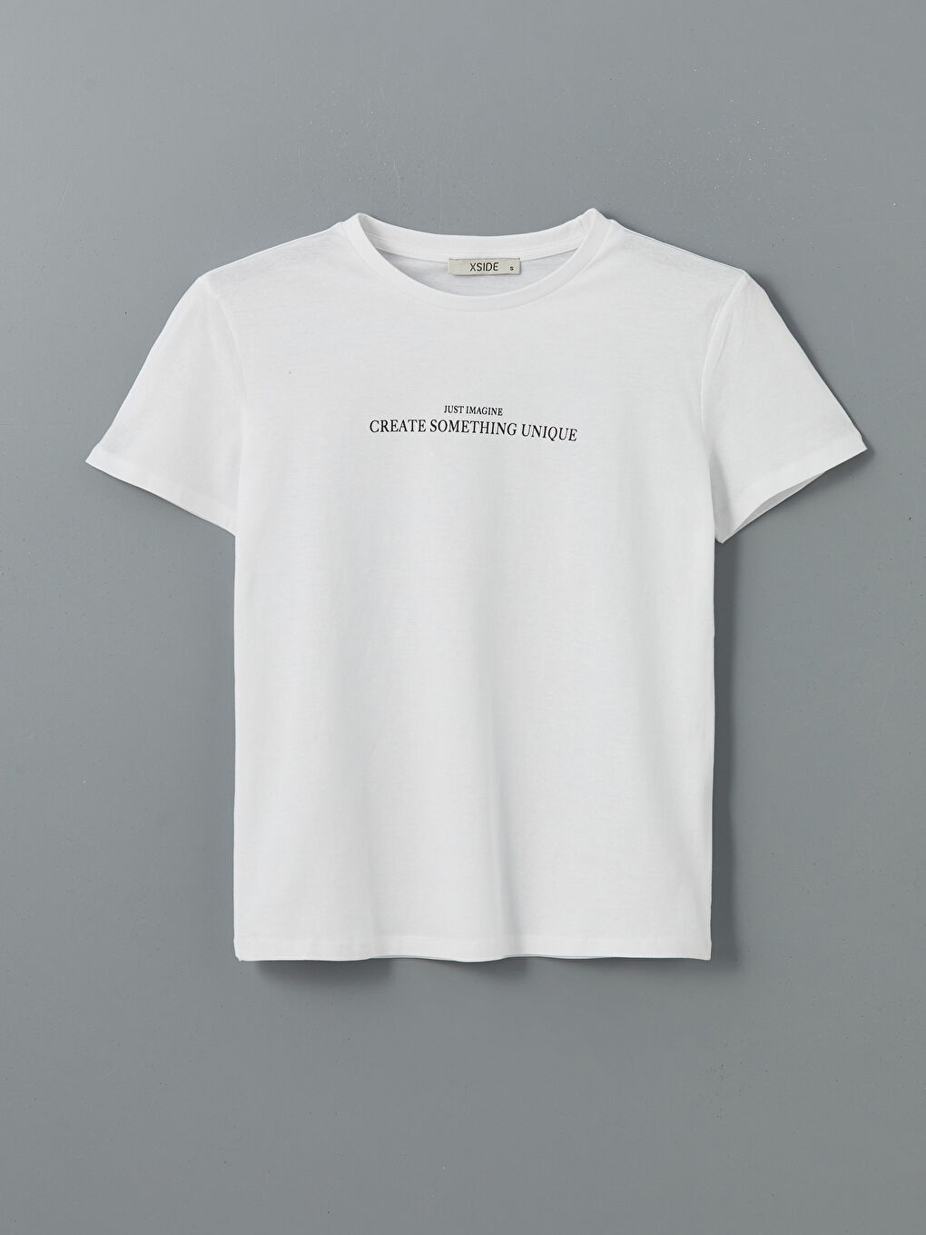 Женская футболка с круглым вырезом и принтом-4