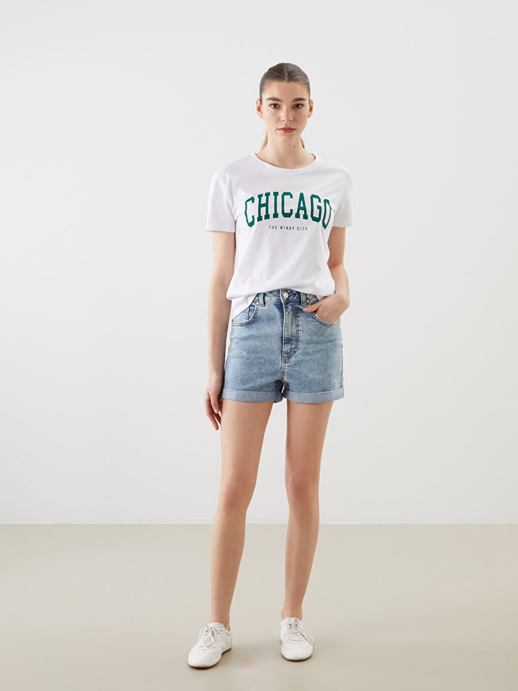 Woman WHITE T-Shirt -S5JJ83Z8-Q6K