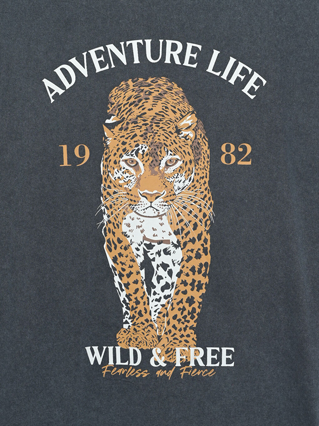 XSIDE Crew Neck Leopard Print Women's T-Shirt -S5JJ86Z8-VDL
