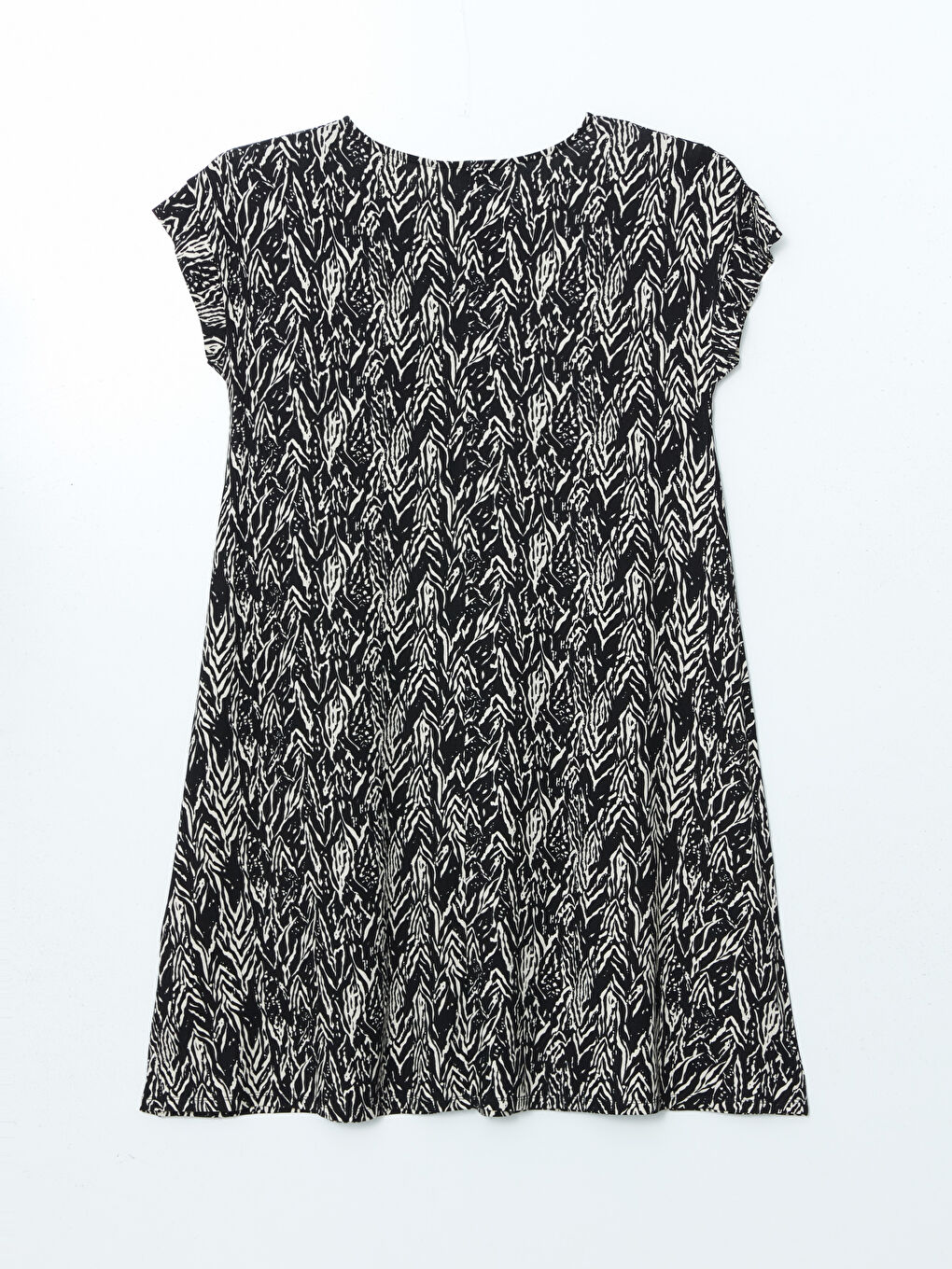 V-Neck Patterned Dress -S5JJ93Z8-LQJ