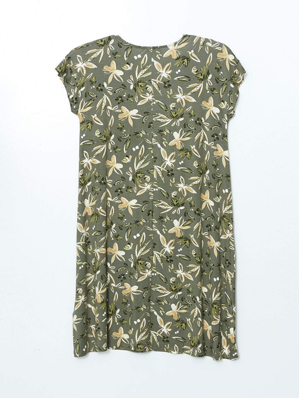 V-Neck Floral Dress -S5JJ93Z8-LS6