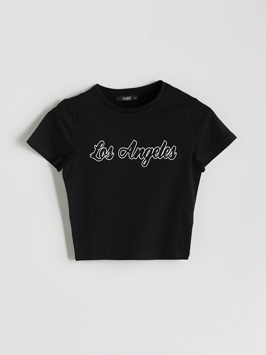 XSIDE Woman BLACK Crop Top -S5JJ98Z8-CVL