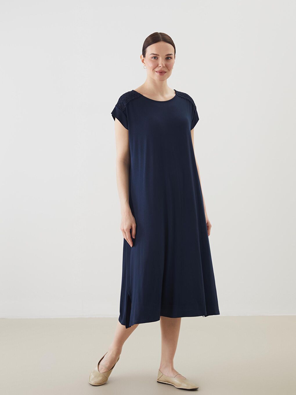 LCW Grace Woman NAVY Dress -S5JJ99Z8-E1J