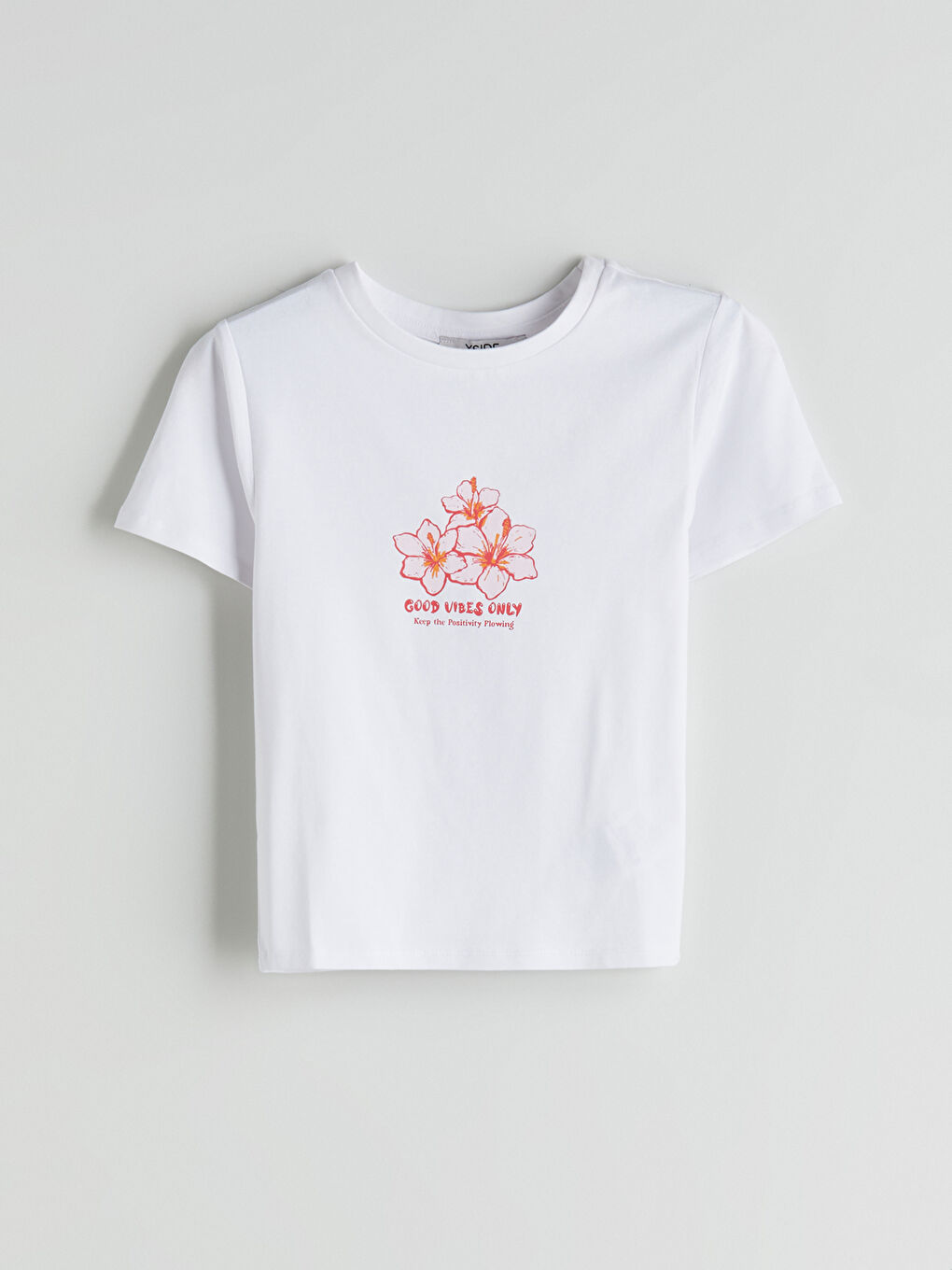 XSIDE Crew Neck Printed Short Sleeve Women's T-Shirt -S5JK00Z8-Q6K