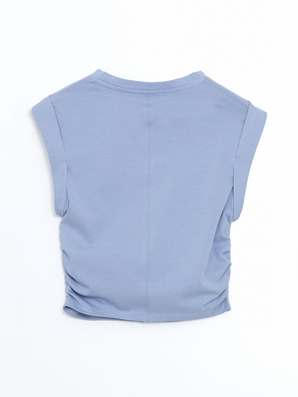 XSIDE Woman BLUE Crop Top -S5JK13Z8-JM6