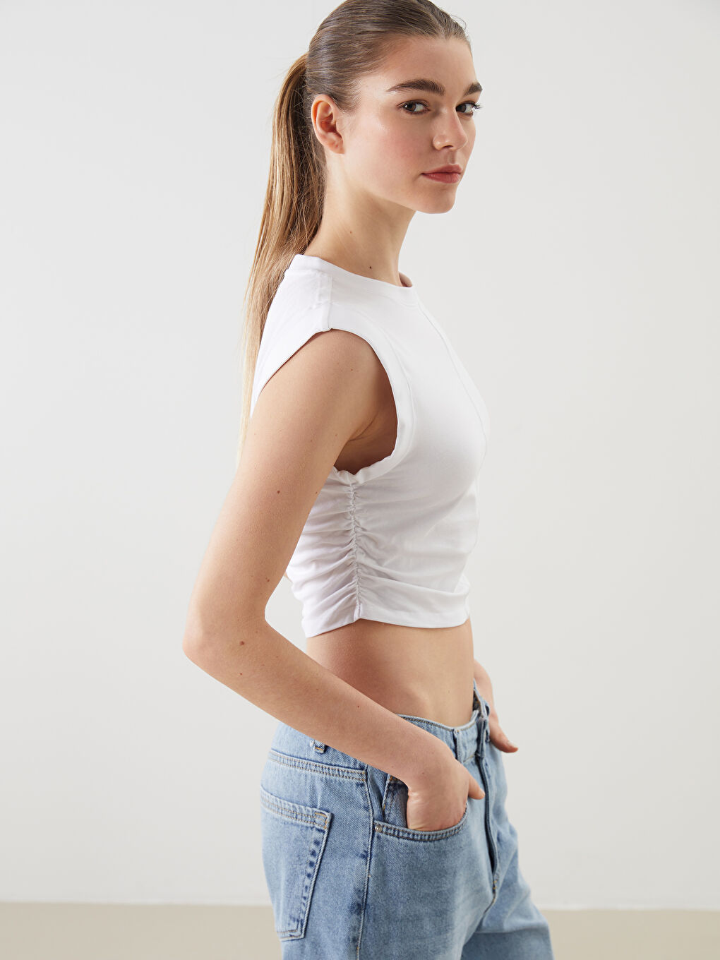 XSIDE BELA Crop top Žena -S5JK13Z8-Q6K