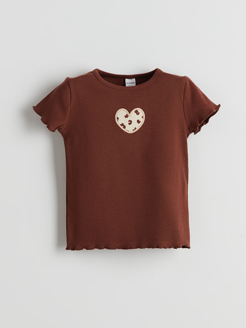 Crew Neck Floral Girls' T-Shirt 2 Pack -S5JK15Z1-HHB