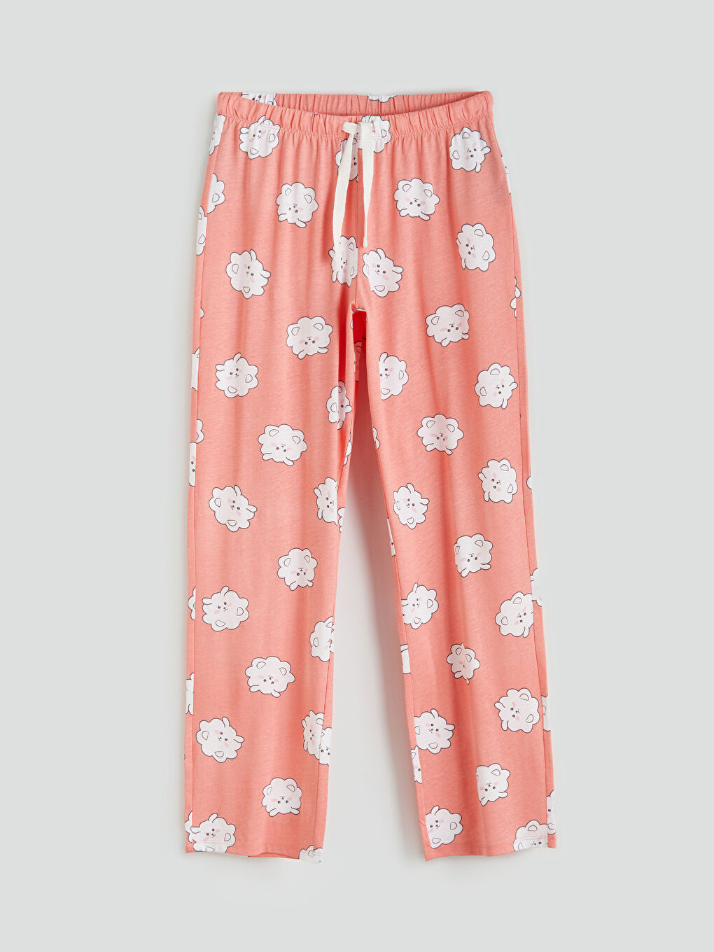 LCW Young Crew Neck Printed Women's Pyjama Set -S5JK39Z8-LR8