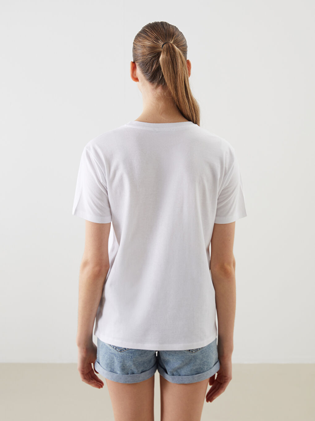 XSIDE Crew Neck Printed Women's T-Shirt -S5JK73Z8-Q6K