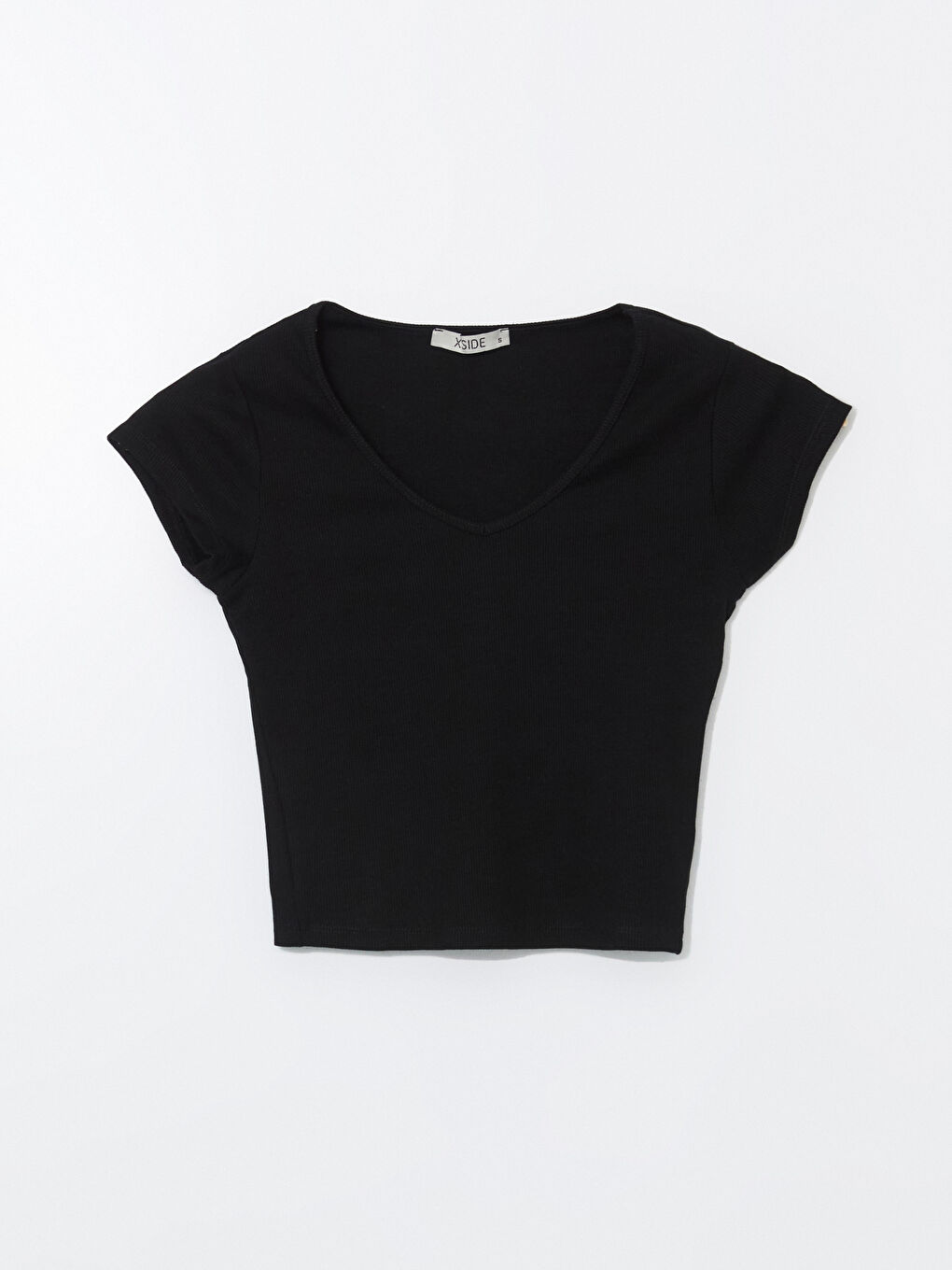 әйелдерге арналған v жағалы футболка-4