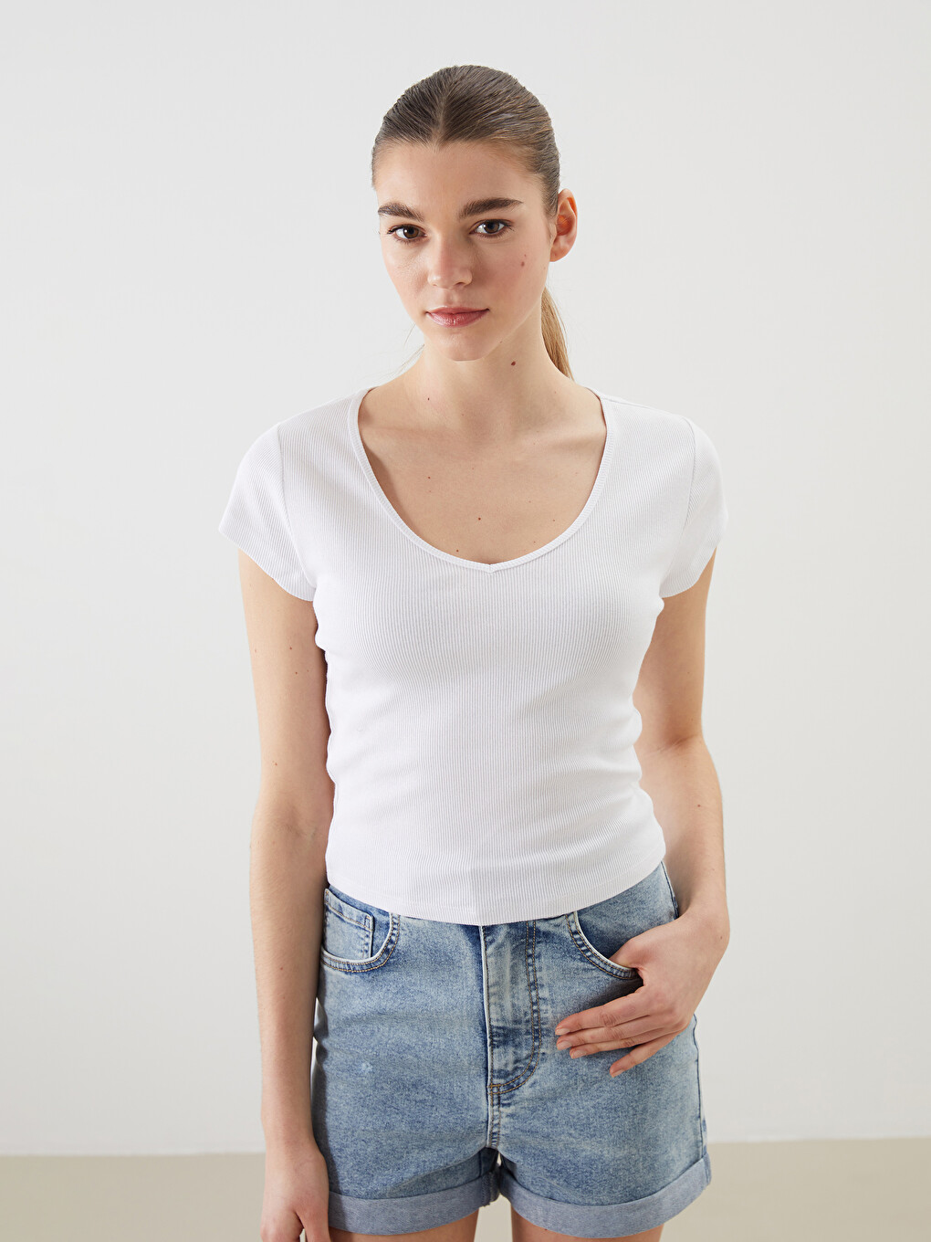V Neck Women's T-shirt