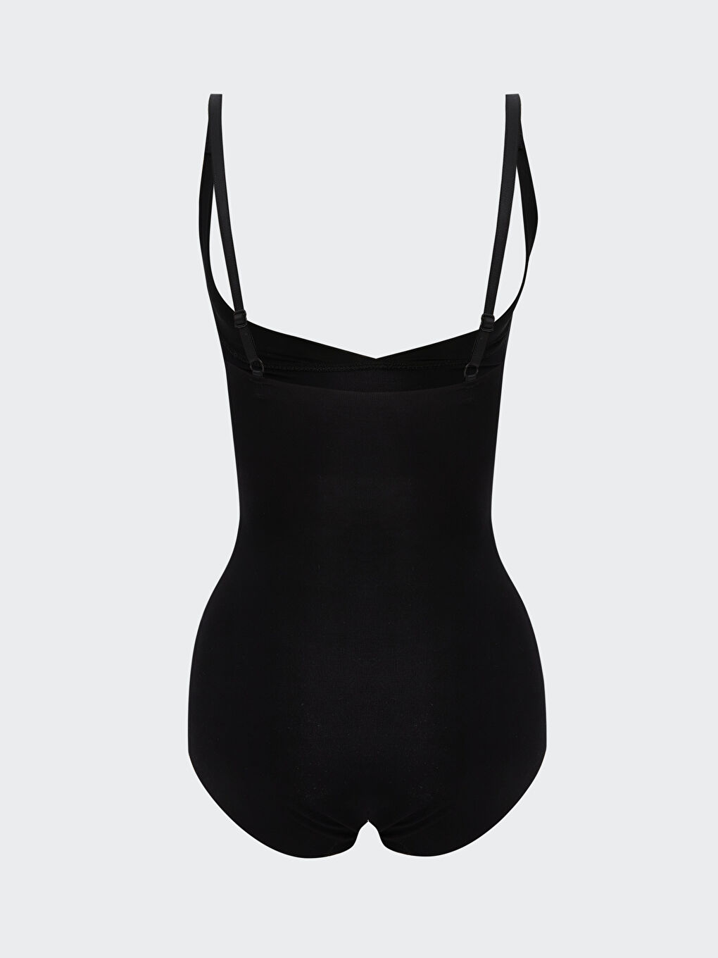 LCW DREAM Siyah Düz Askılı Kadın Bodysuit Korse - 3