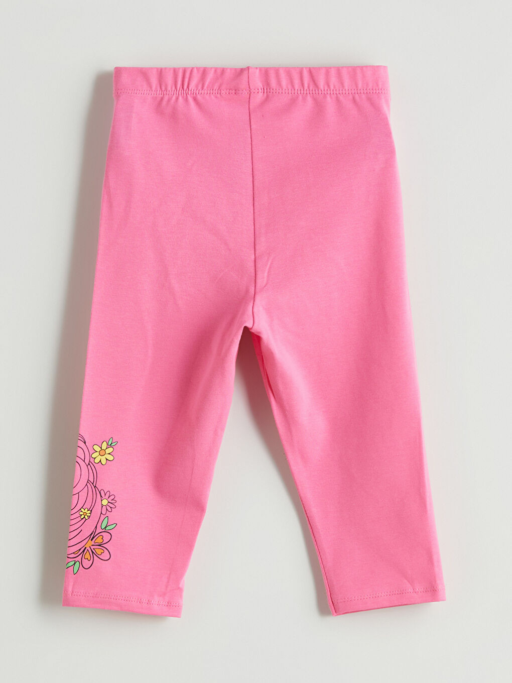 LCW Kids Crew Neck Printed Girls' T-Shirt and Leggings 2 Pack -S5JL23Z1-Q6K