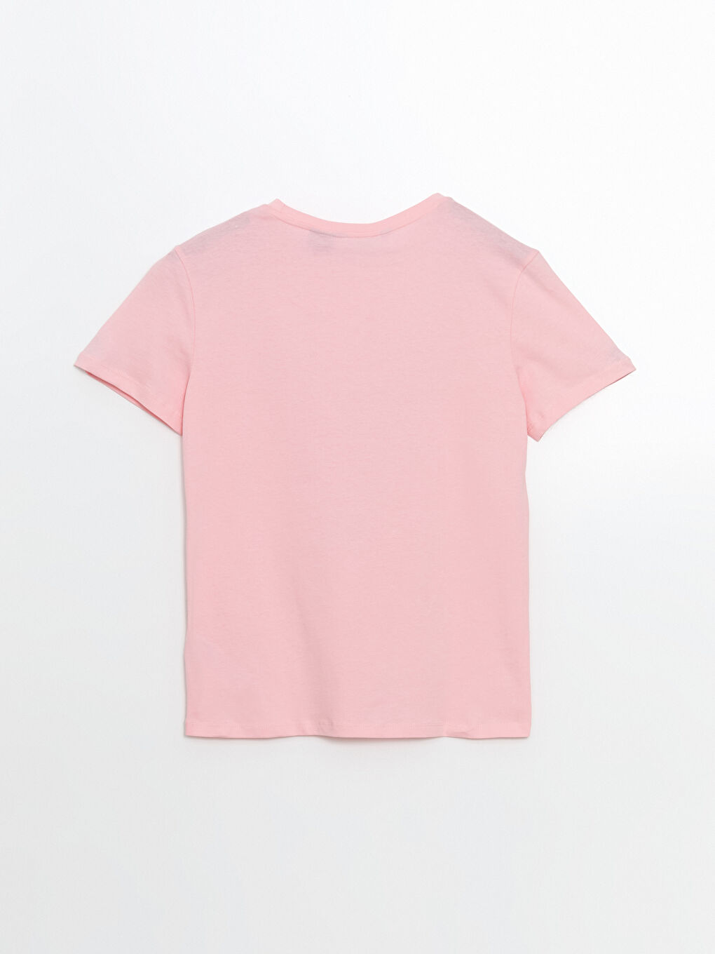 Crew Neck Mickey Mouse Printed Women's T-Shirt-5