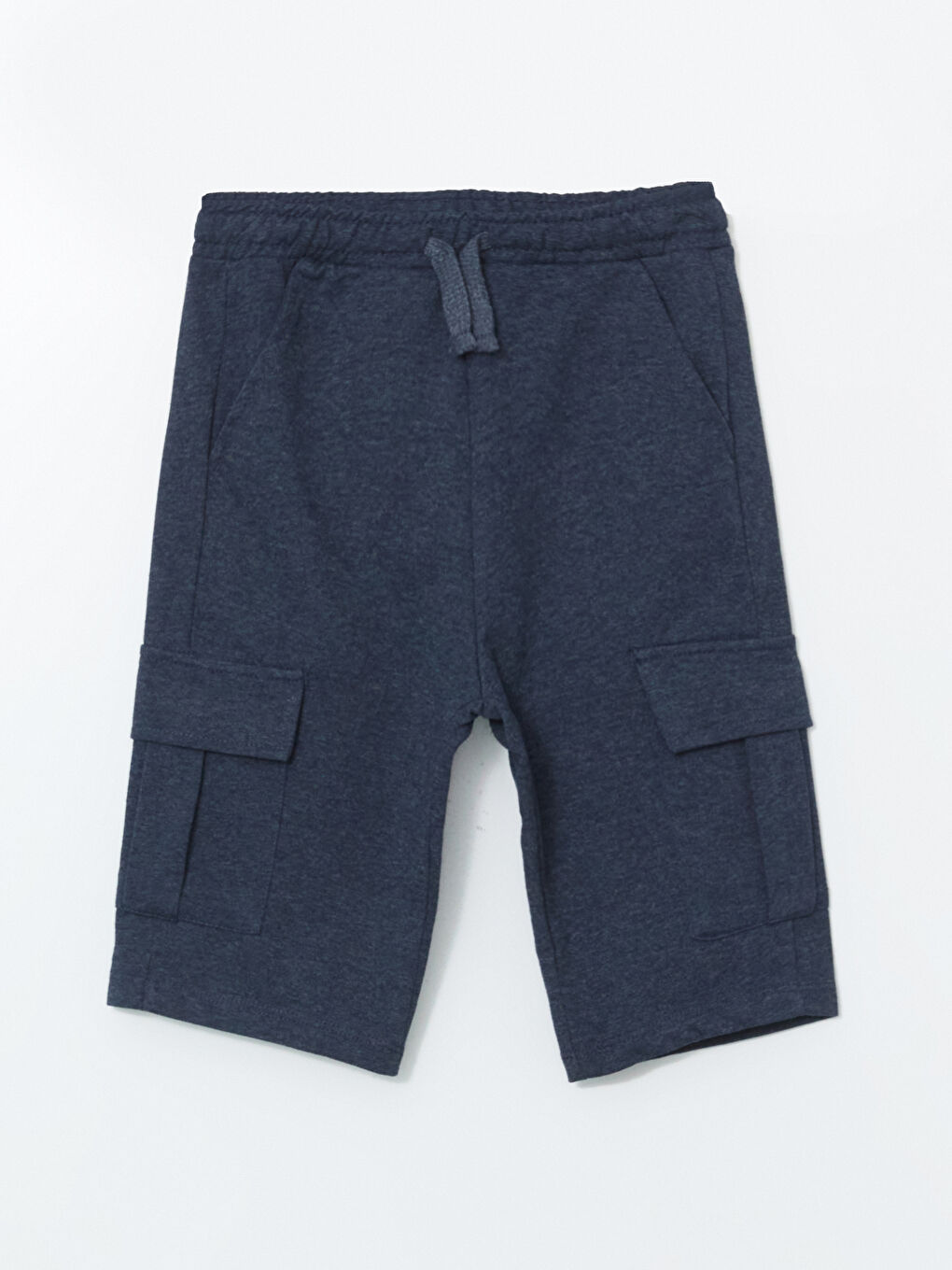 LCW ECO Indigo Beli Lastikli Erkek Çocuk Kargo Şort
