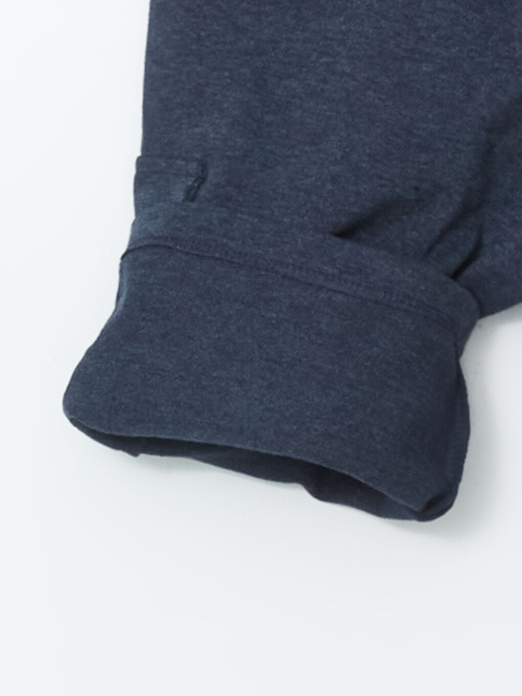 LCW ECO Indigo Beli Lastikli Erkek Çocuk Kargo Şort - 1