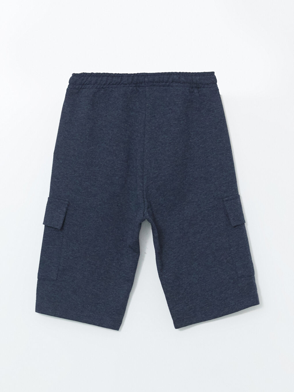 LCW ECO Indigo Beli Lastikli Erkek Çocuk Kargo Şort - 2