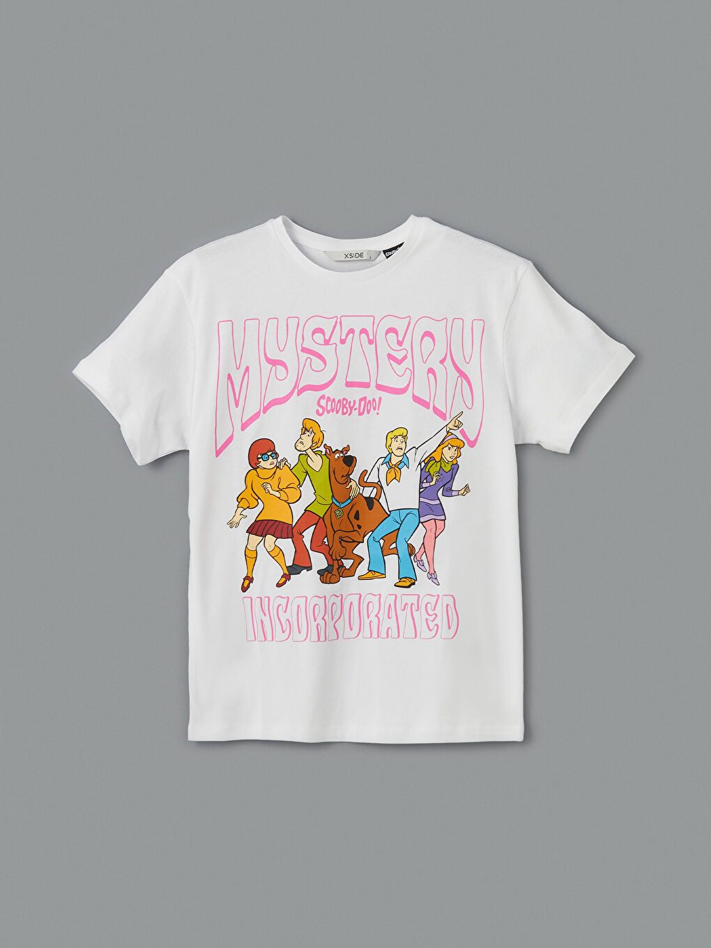 T-shirt pour Femmes Imprimé Scooby-Doo à Col Rond-4